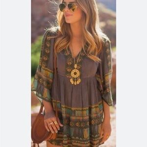 Free People Terra Nova Bohemian Dress Small